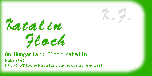 katalin floch business card